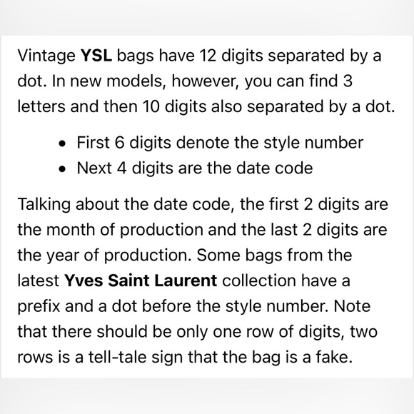 Authentic YSL Sulpice Double Flap Chain Bag - Picture 8 of 10